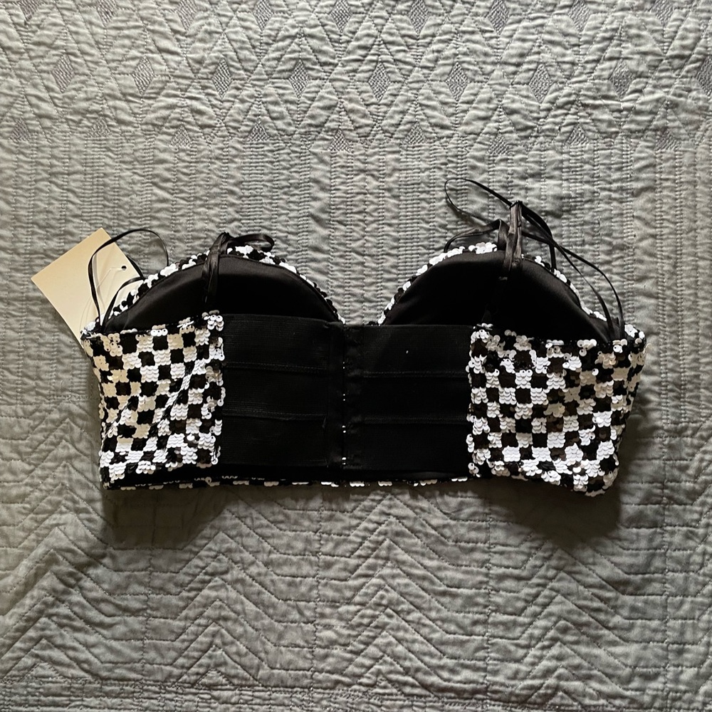 🐝Checkered Party Top - Picture 4 of 4